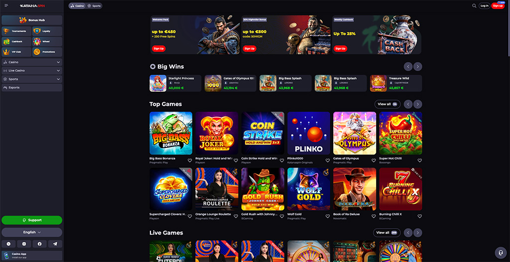 Experience Unmatched Excitement Play at Katana Spin Casino
